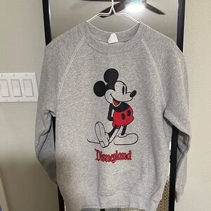 Disney Gray and Red Mickey Mouse Kids Hoodie